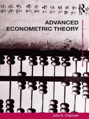 cover image of Advanced Econometric Theory